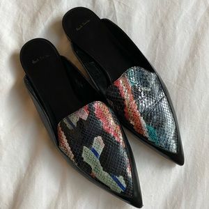 Paul Smith snakeskin mules